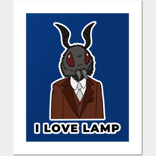 Mothman Love Lamp Posters and Art